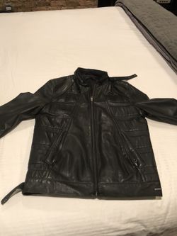 Excellent Condition Puma Ferrari Leather Jacket Size Medium