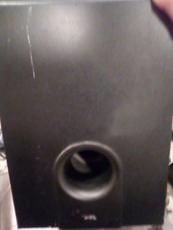 Black Subwoofer Speaker