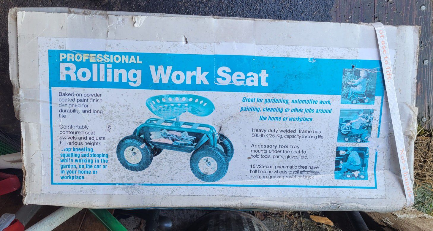 Rolling  Work Seat ( Garage/ Garden)