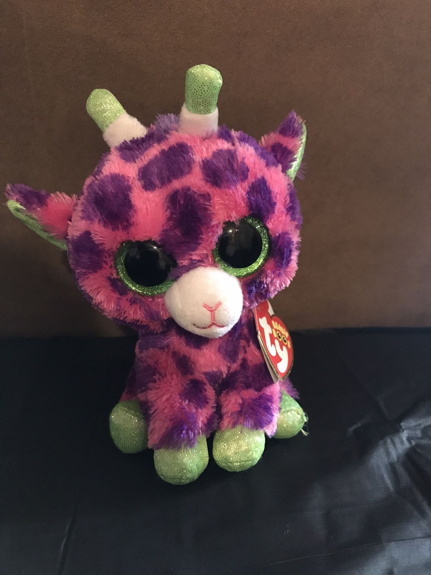 ty Gilbert the Giraffe Beanie Boos Plush Stuffed Animal 6" new with heart tag