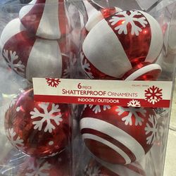 Large Indoor/outdoor Shatter Proof Ornaments