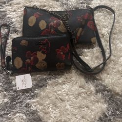 Coach Wristlet Wallet And Small Bag 