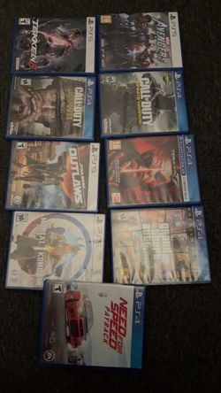 PlayStation 4 and PlayStation 5 video games