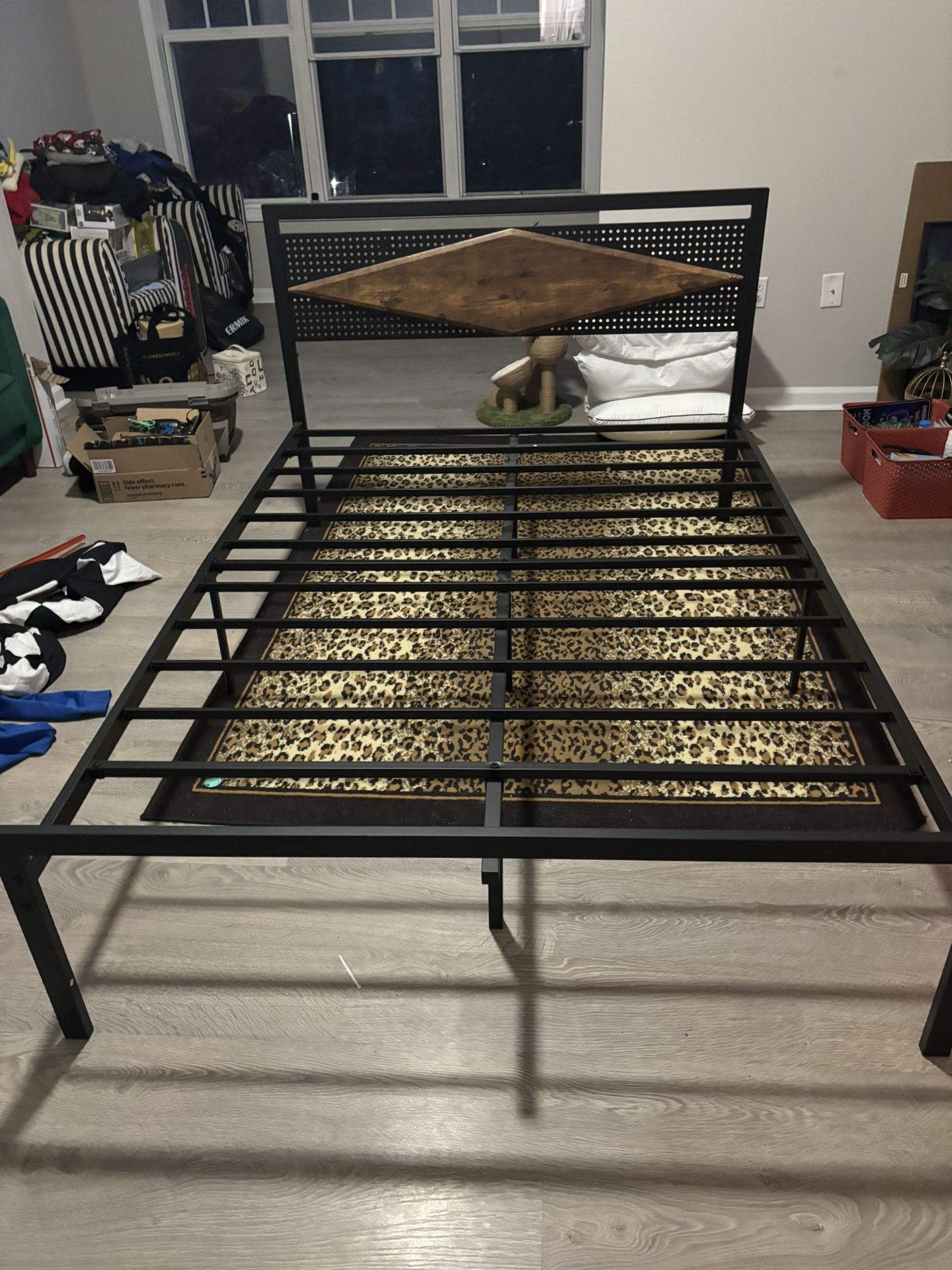 Full size metal bed frame