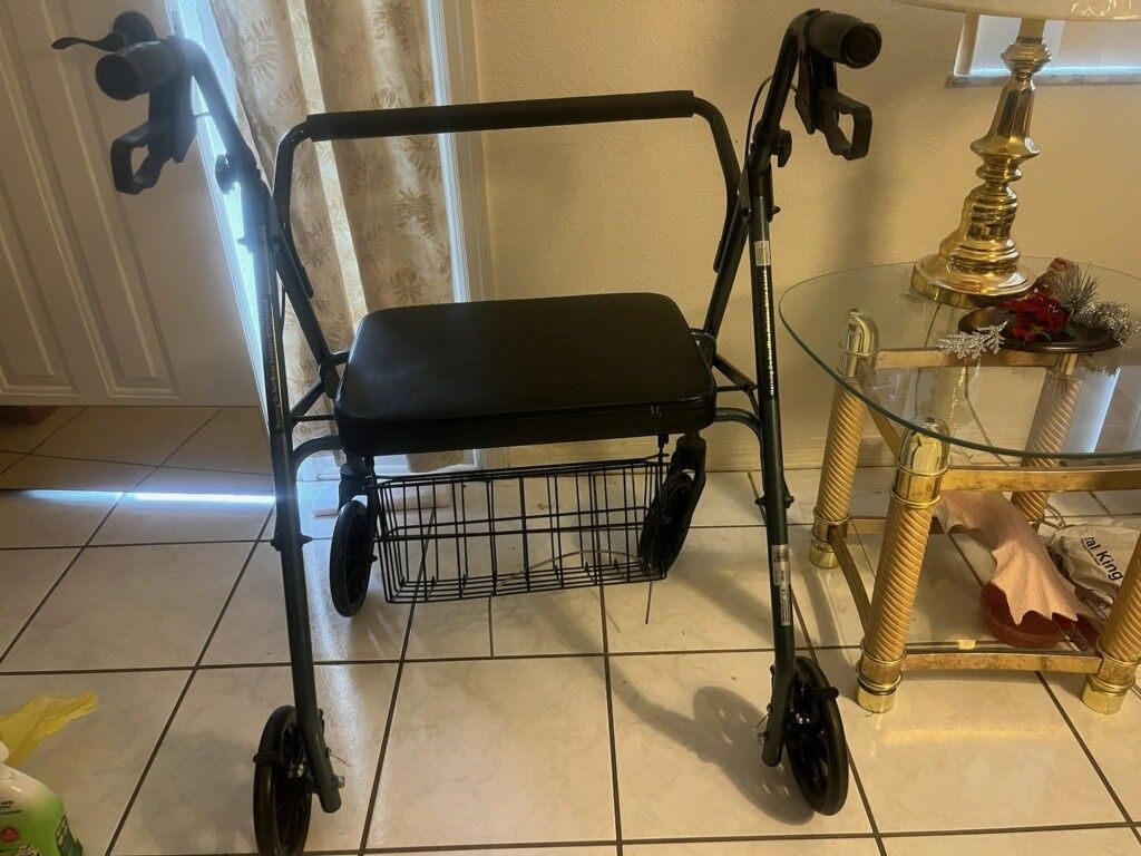 Extra Large Medical Rollator With Wheels
