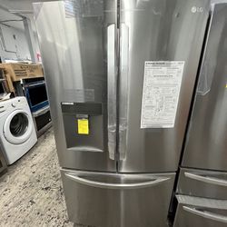 New LG French Door Stainless Steel Refrigerator 29 Cubic Feet