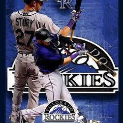 Colorado Rockies Trevor Story Lithograph 