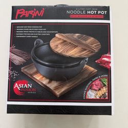 Brand New Parini 2-Liter Cast Iron Noodle Hot Pot (NEW in Box)