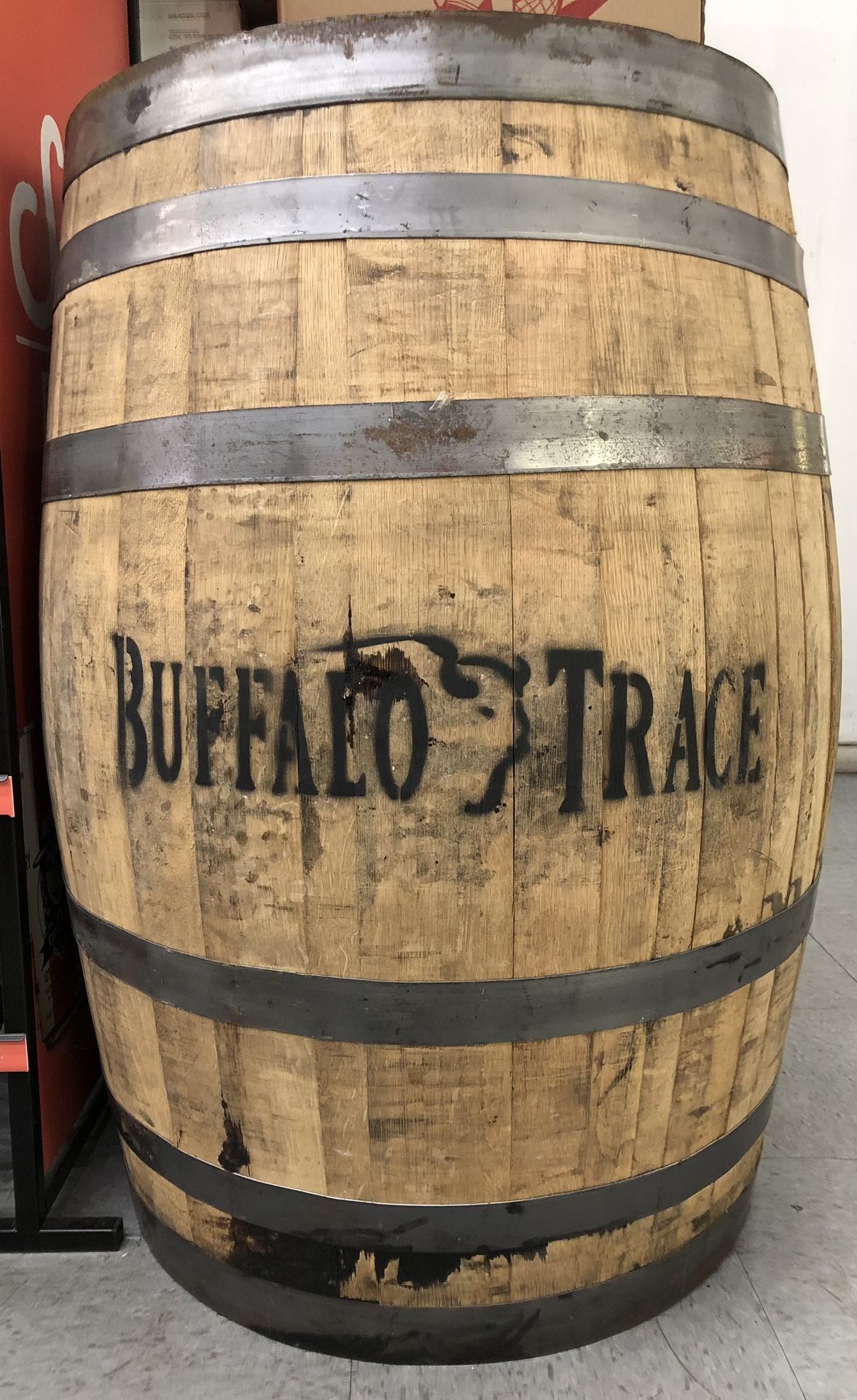 Used Buffalo Trace Distillery Sour Mash Bourbon Whiskey Barrel from Kentucky