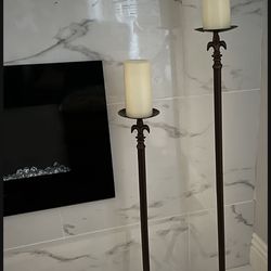 TALL CANDLE HOLDERS