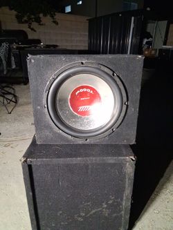 ALPINE 12" SUBB ,SEALED BOX 1000WATTS