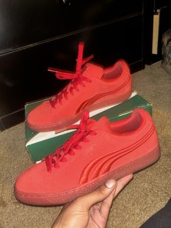 Red Suede Puma 
