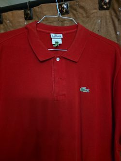 Lacoste red 2XL just got cleaned