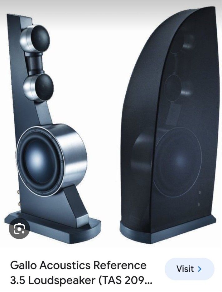 Anthony Gallo Floor Speakers and Center Channel