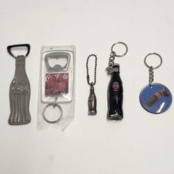 Coca-Cola Collector Keychains and Bottle Openers