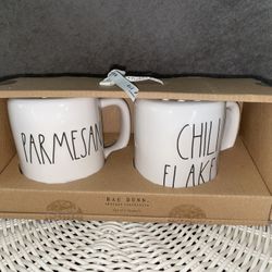 Rae Dunn Parmesan/Chili Flakes Shakers
