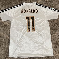 Ronaldo Real Madrid Soccer Jersey Size Large