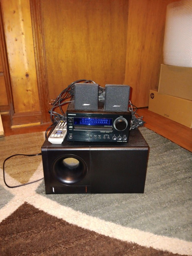 Bose Speakers and Onkyo Receiver