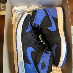 Blue and Black jordan 1 mid