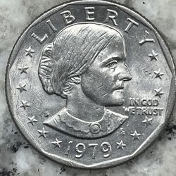 Susan B Anthony $1 Coin 1979