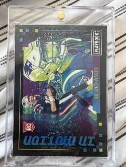 2021 Panini Playbook In Motion Mac Jones RC SSP.