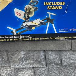 Mitre Saw With Laser And Stand