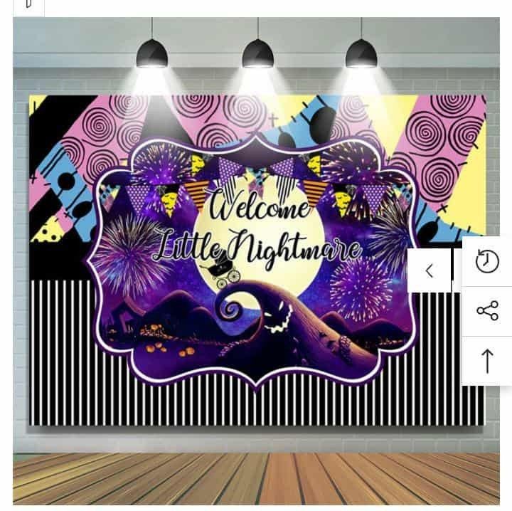 Nightmare Before Christmas Decorations Baby Shower