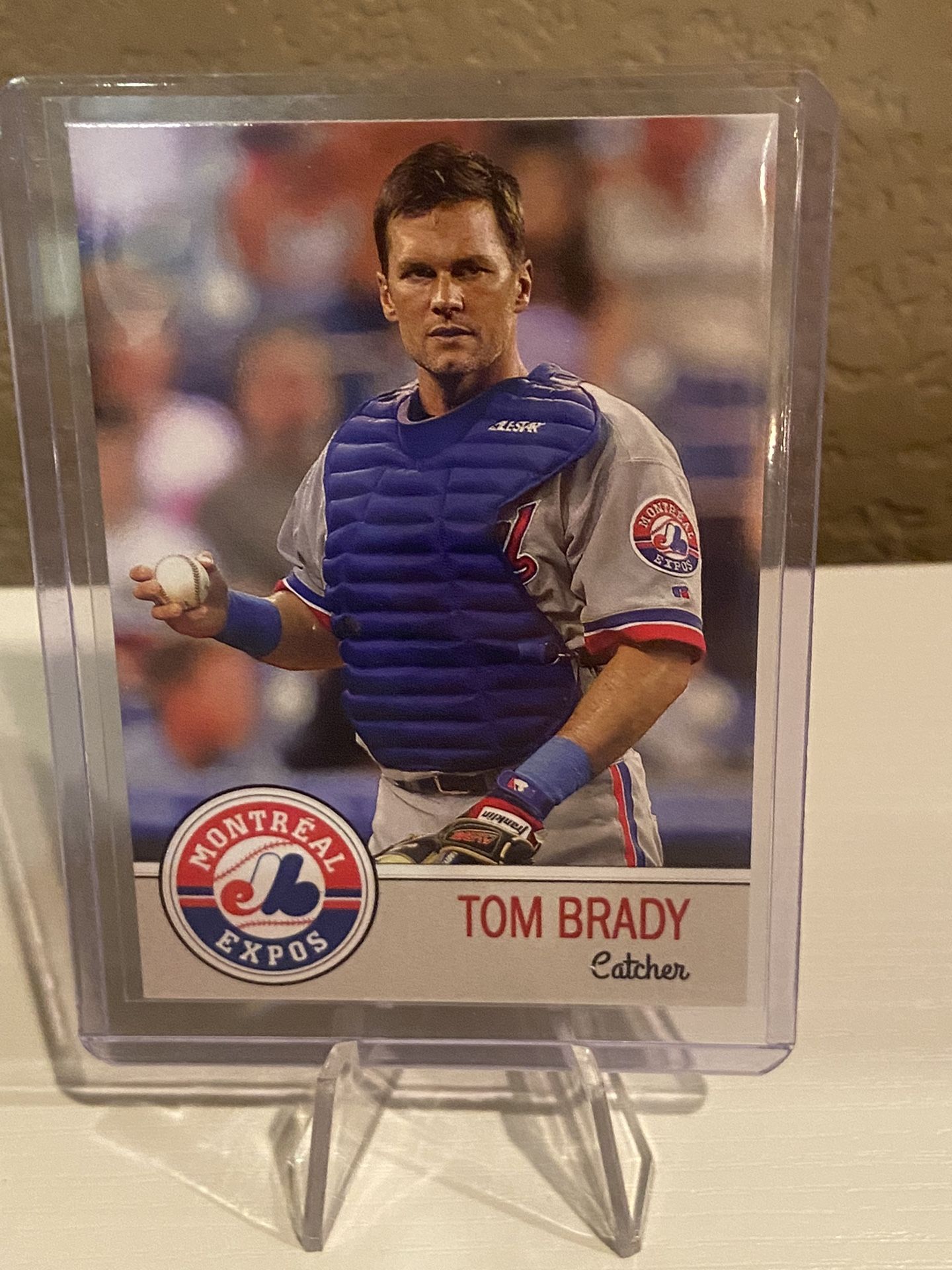 🏈⚾️ Tom Brady Baseball Card #12 ROOKIE CARD - Montreal Expos