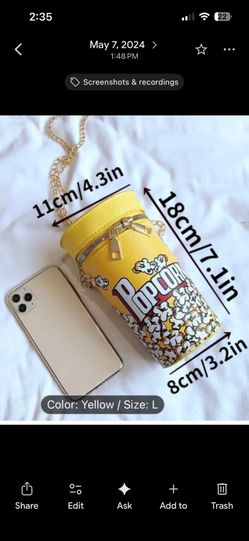 Small Purse And Earrings Set 