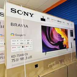 75” Sony Bravia X80K 4K UHD Smart Tv