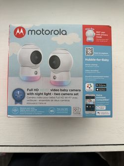 HD Wi-Fi Video Baby Camera With Night Light 2 Camera Set