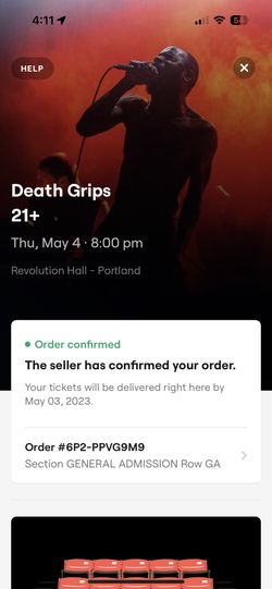 Death grips concert tickets