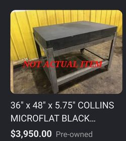 MICRO FLAT GRANITE INSPECTION TABLE WITH STAND - Trades Considered