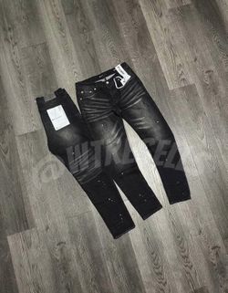 purple jeans