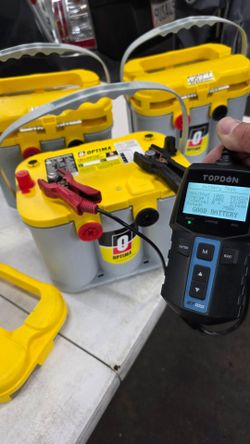 Optima Yellow AGM Side Post, Top Post Battery Group Size 34/78 - YEL34/78