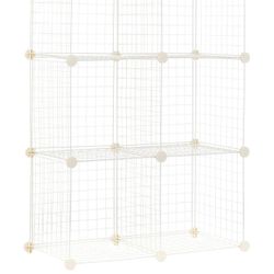 Amazon Basics 6-Cube Wire Grid Stackable Storage Shelves! (39) 14in panels! Makes (2) 6 Cube Shelves. Just one missing panel. 