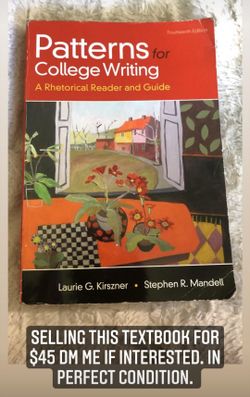 Patern for college writing a rhetorical reader and guide