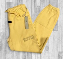 Yellow Essentials sweatpants