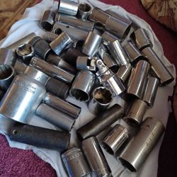 Large Sockets,  Most Craftsman, Case Included,  Ready For Pick Up 