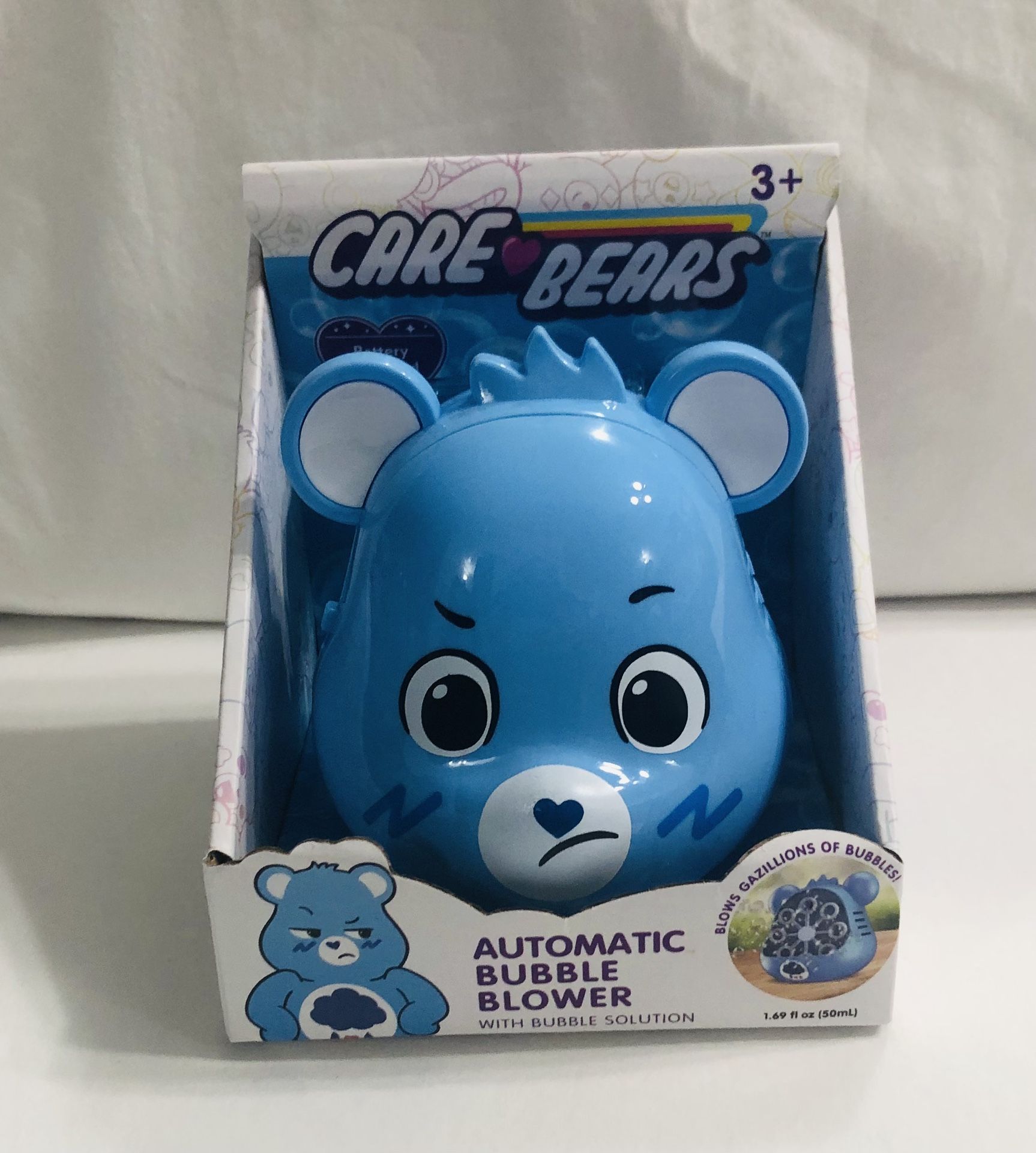 Care Bears Automatic Bubble Blower with Bubble solutions blue.