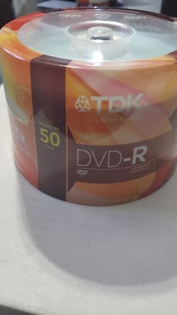 (5) ... TDK DVD-R 50 Pack 1-16x