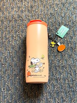 Starbucks x Peanuts Snoopy Stainless Steel Tumbler (With Charms)