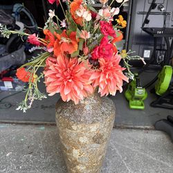 Pier One Vase And Flowers