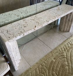 Travertine Buffet table