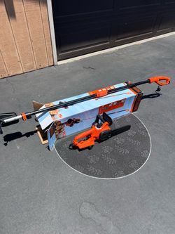 Black+Decker 2-in-1 Corded Electric Pole Saw and Chainsaw