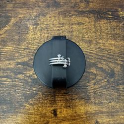 Chrome Hearts Triple Cross Curve Ring I .925 Silver I US 9.5