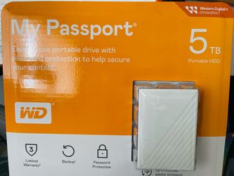 Western Digital 5TB My Passport Portable HD