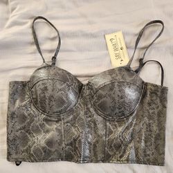 Sexy Top Corset Say What New Sixe XL 