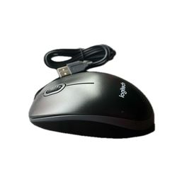 Logitech Optical Mouse Wired Black