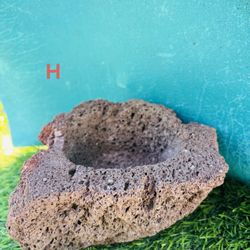 Unique Lava Rock Planters – All Natural, Perfect for Succulents and Air Plants.C